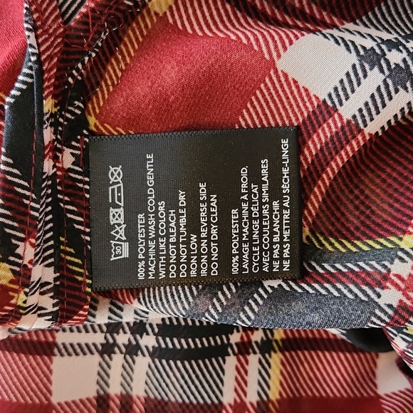 BDG Long Plaid Button-Down Shirt / Tunic / Duster - Picture 7 of 7